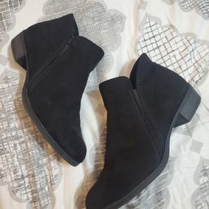 Black ankle boots